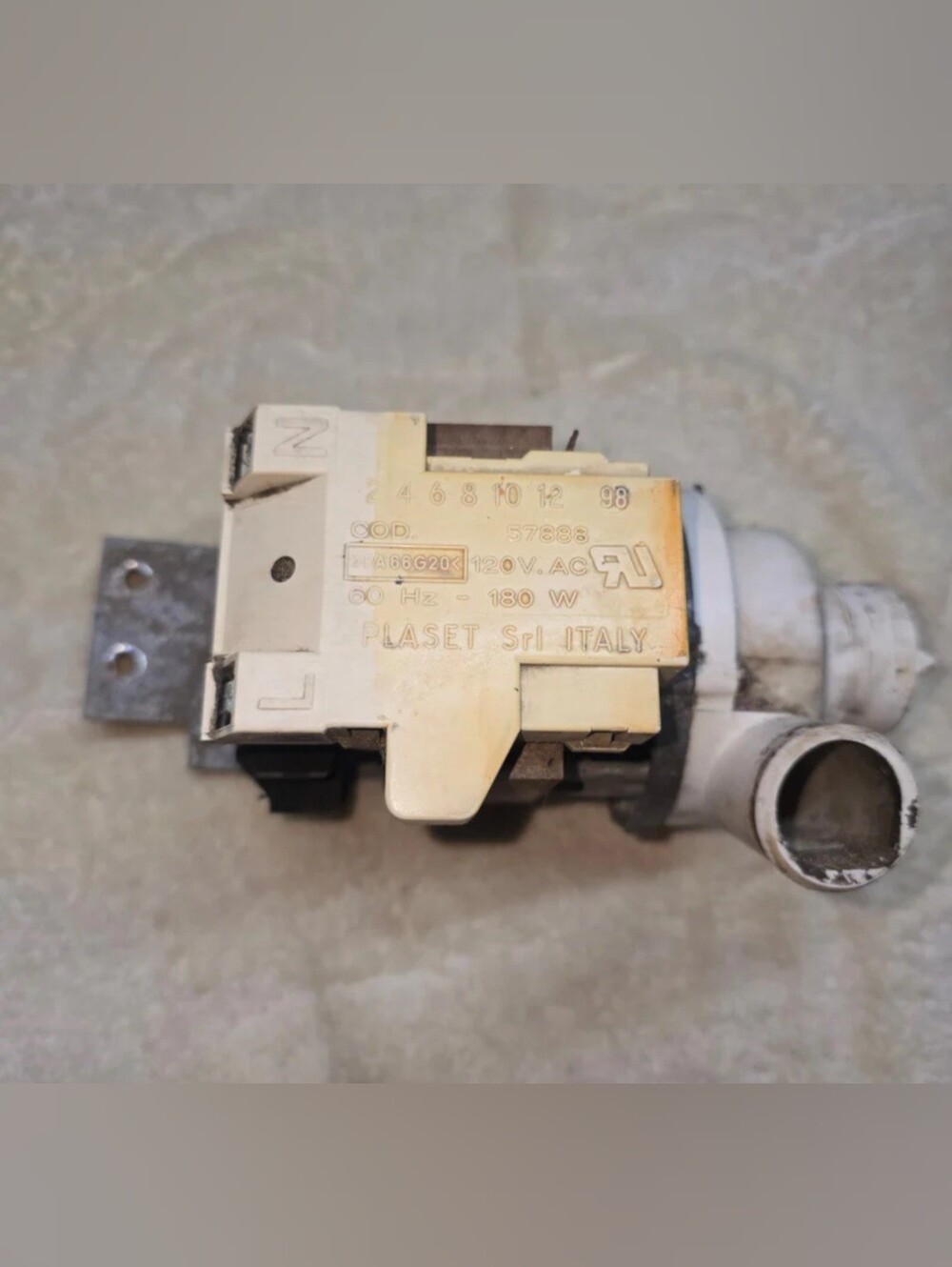 Genuine GE washing machine drain motor and pump assembly WH23X10030